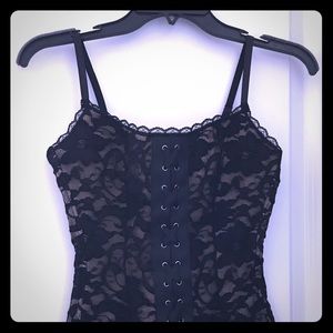 Corset Top, Black, Sexy
